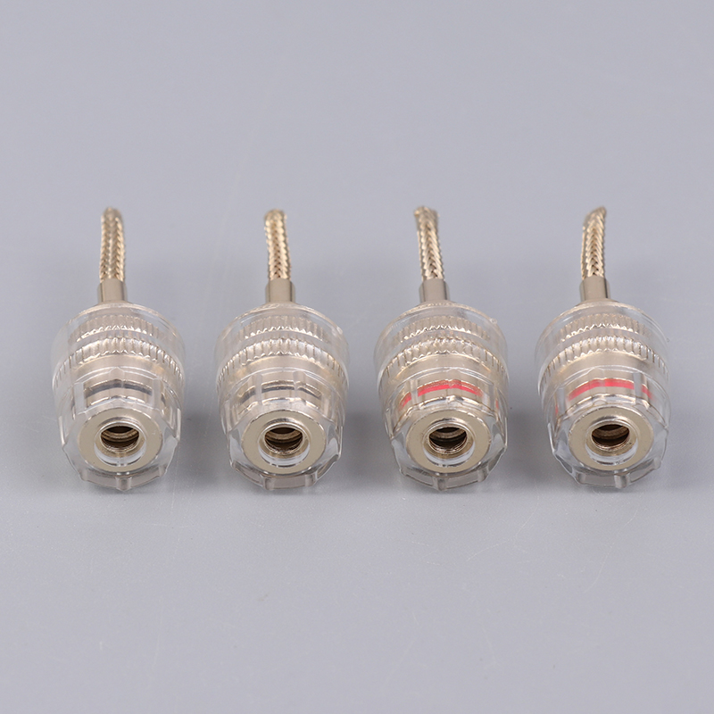2/4Pcs 4MM Banana Female To 2M - Copper Wire Roll recension och pris