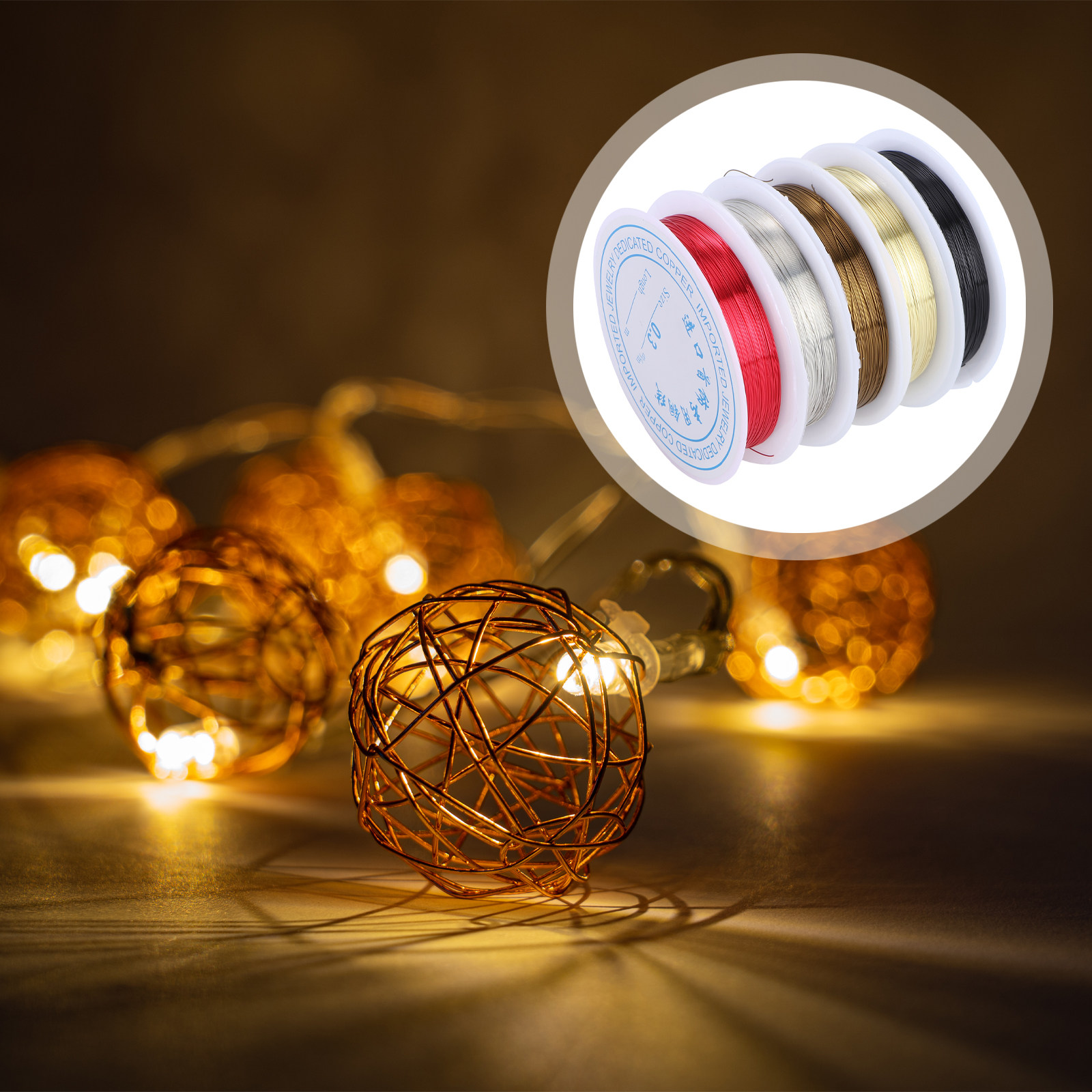 5 Rolls 26 Gauge Copper Wire J - Copper Wire Roll recension och pris