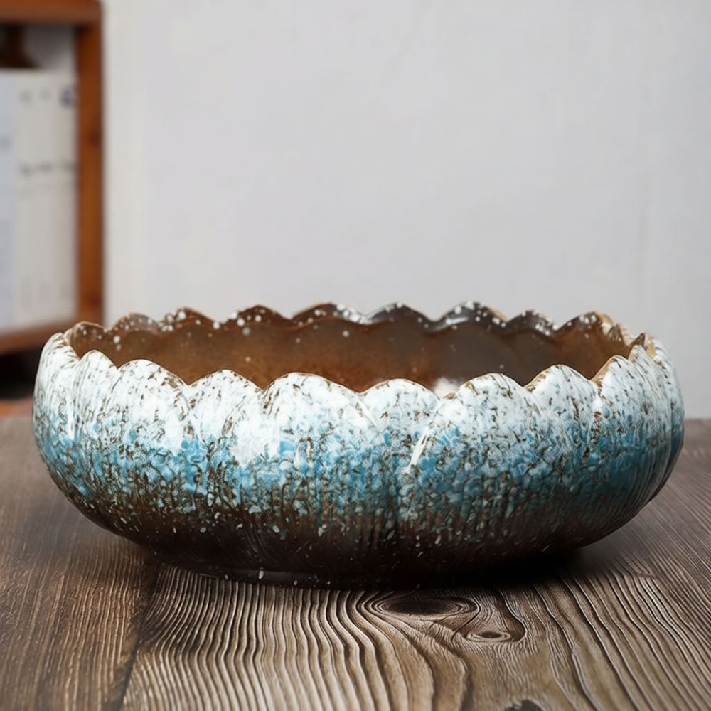 Large Mouth Ceramic Succulent  - Bonsai Garden Art recension och pris