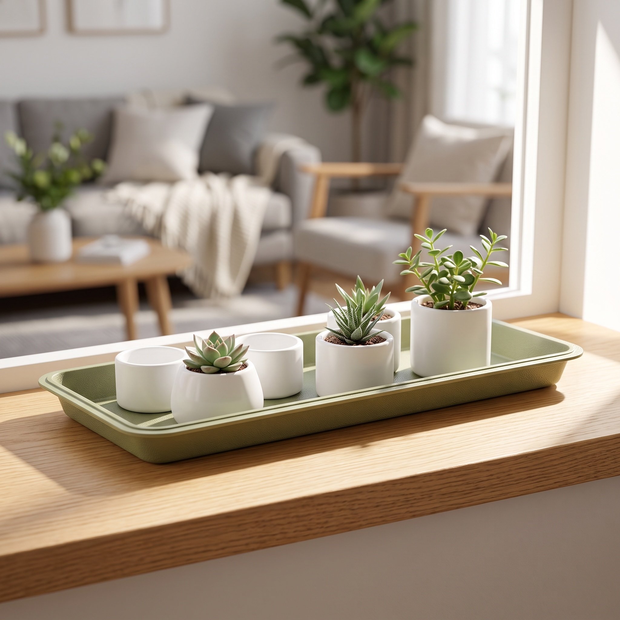 Rectangular Plastic Plant Tray - Drip Tray Saucer recension och pris