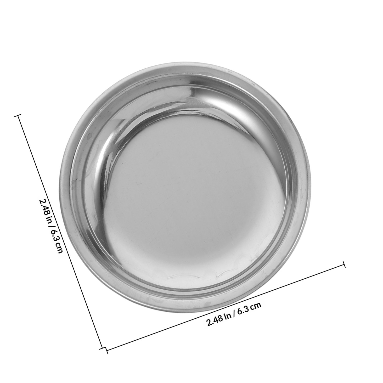 6Pcs Stainless Steel Tea Bag S - Drip Tray Saucer recension och pris