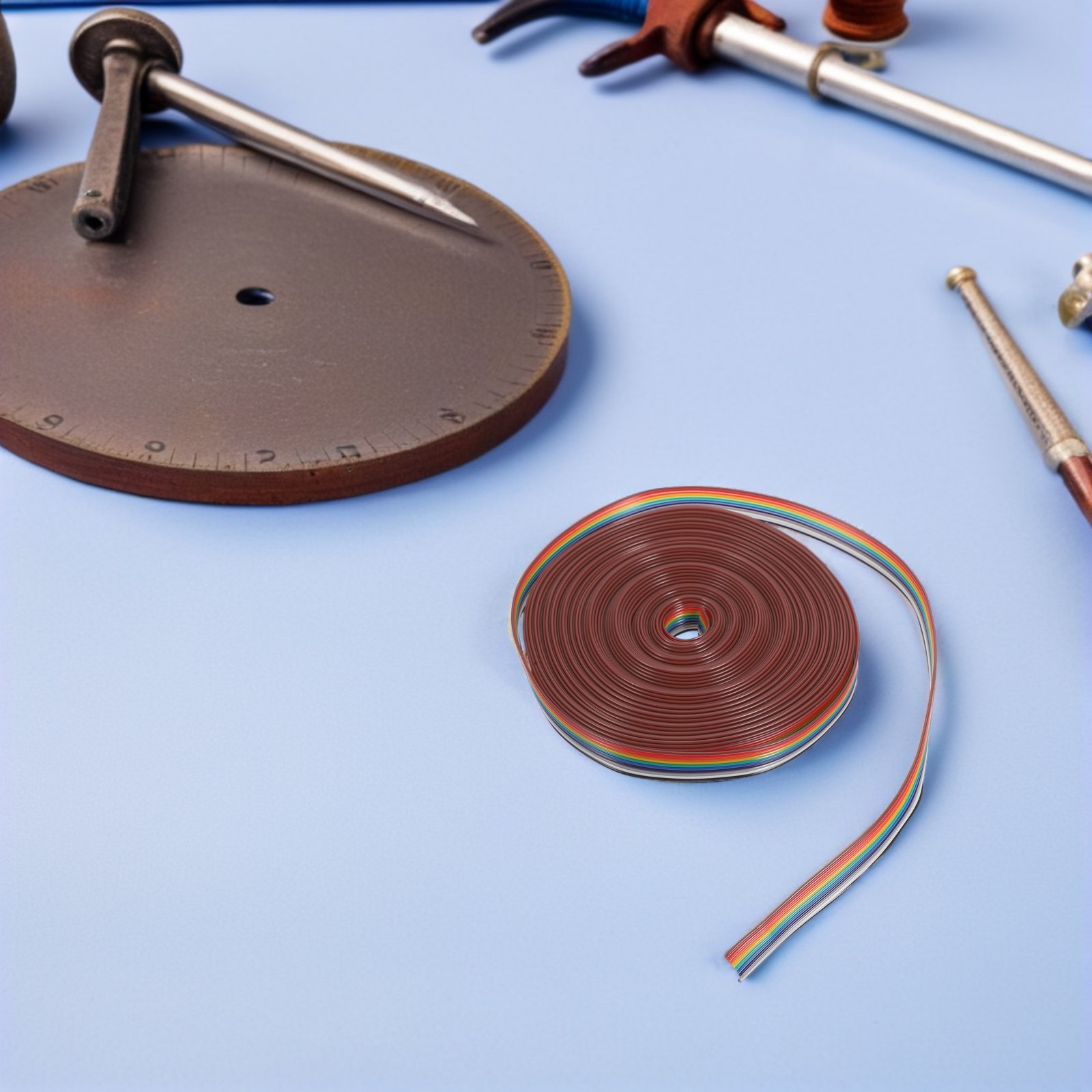 1 Roll Idc Flat Ribbon Cable 1 - Copper Wire Roll recension och pris