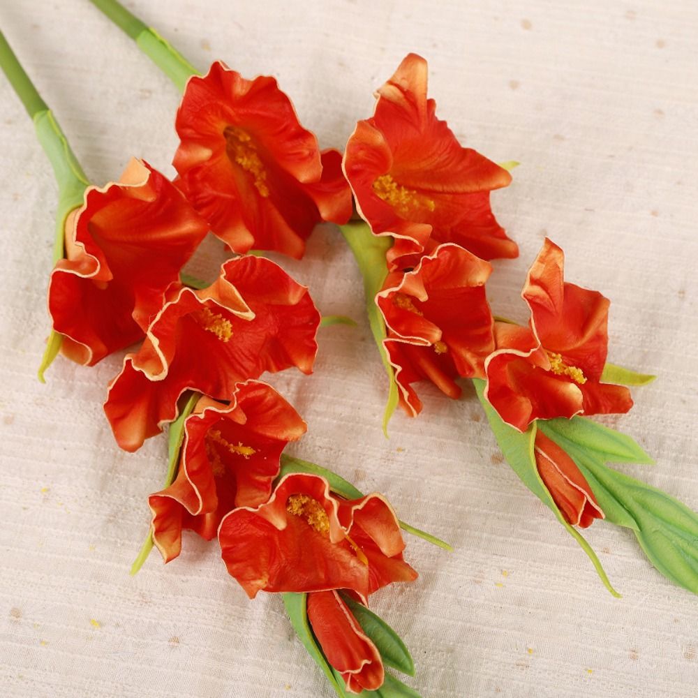 PU Artificial Gladiolus Branch - Bonsai Garden Art recension och pris